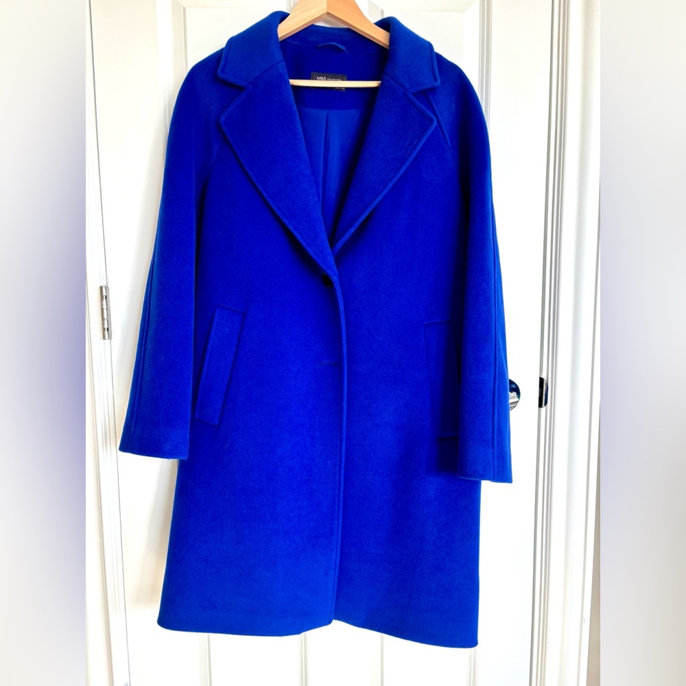 Marks & Spencer Collection electric blue US 10 coat